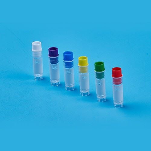Sterile Internal External Thread Cryovials PP Material High Standard Laboratory 0.5ml 1.0ml 1.5ml 2.0ml 5.0ml