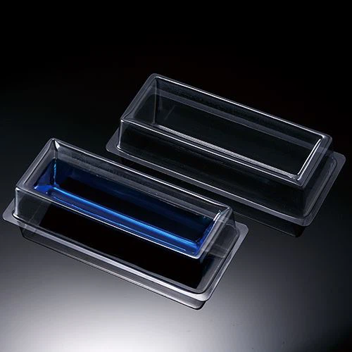 55ml PVC ソリューション ベイスン クリア V字型ボトム