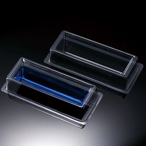 55ml PVC ソリューション ベイスン クリア V字型ボトム
