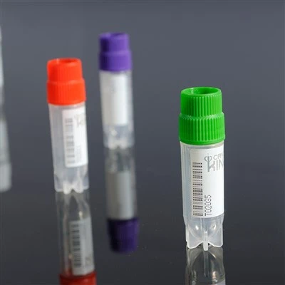 2ml 極低温保存バイアル、外ねじ付き