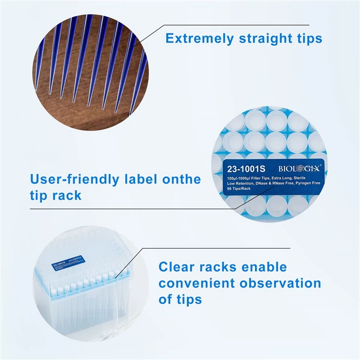 Filter Tips Compatible With All Brands Pipettors